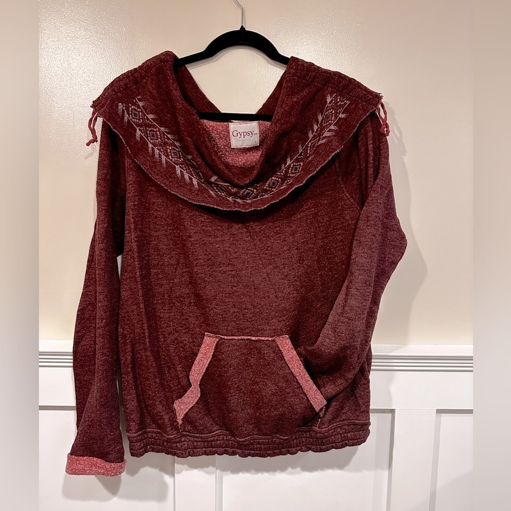 Cozy Maroon Sweater